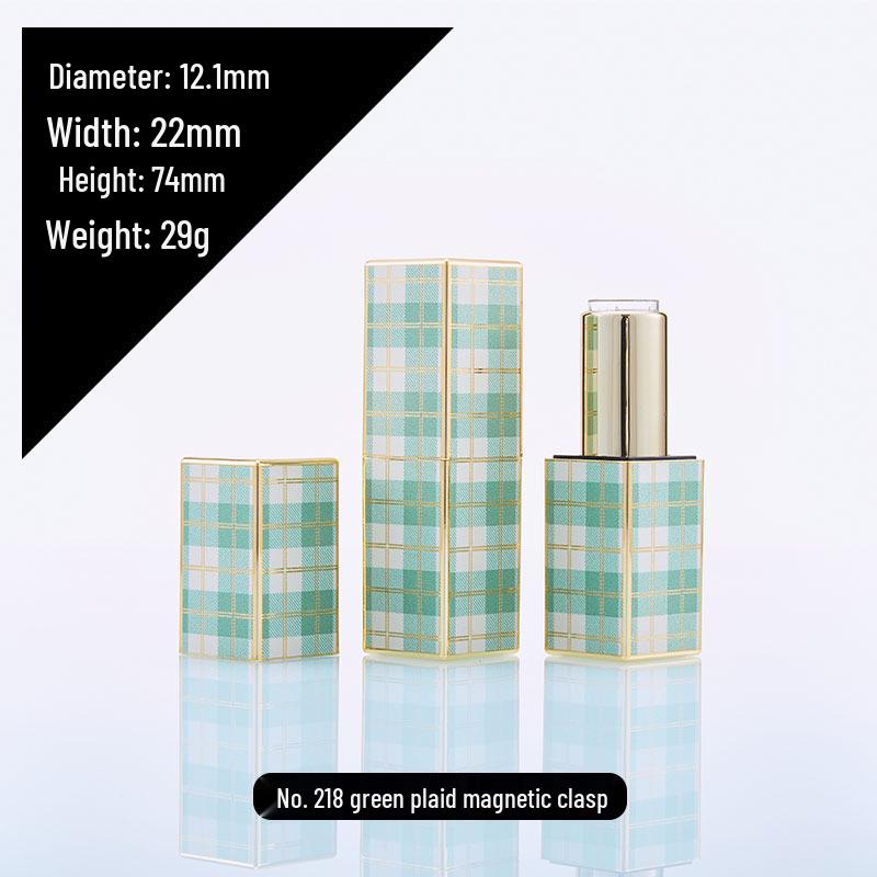 

Handmade Leather Texture 3D Printed Magnetic Lipstick Tube - Orange, Red, Green