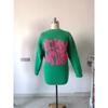 Women's Autumn and Winter Round Neck Long Sleeve Monogrammed Jacquard Knit Jumper