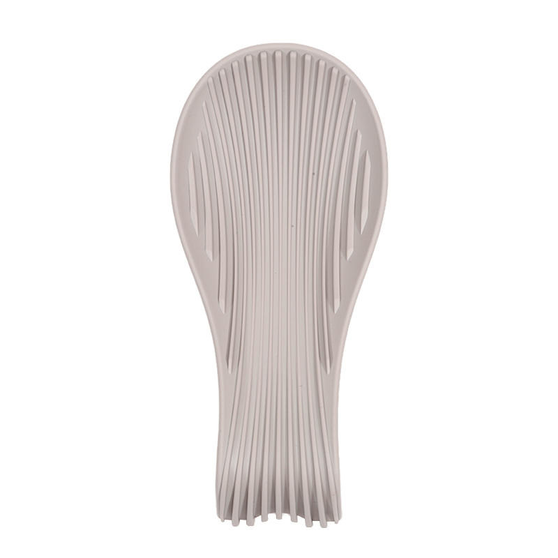 Silicone Kitchenware Tray, Kitchen Spatula, Soup Spoon, Silicone Spoon Holder, Household Thick Insulated Silicone Spoon Holder