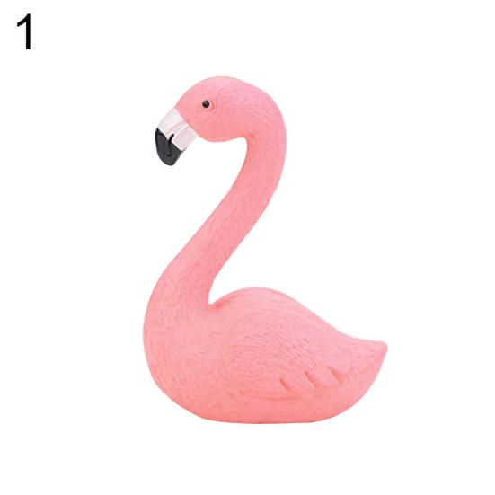 Mini Flamingo Model Figurine DIY Miniature Landscape Garden Bonsai Ornament Gift