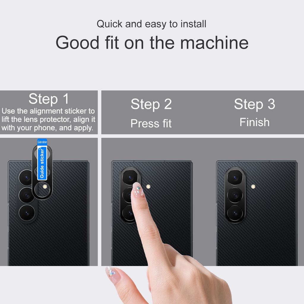 For Samsung Galaxy Z TriFold 5G Glass Lens Film IMAK Camera Styling Premium Camera Protector