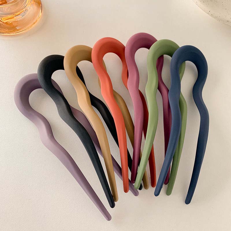 Mode Haarstäbe Gabel Haarnadel Elegant Damen Haarspange Nadeln U-Form Mädchen Haarnadeln Haarknotenmacher Kopfschmuck Accessoires