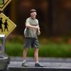 Casual Clothing Resin Miniature Male Figure Hand Painted 1 64 Scale for Diorama