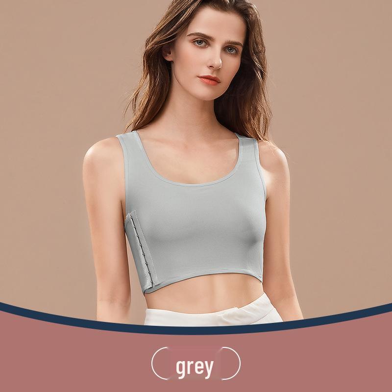 Women's Summer Chest Binding Vest - Minimizes Bust, Anti-Nipple Show, Body Shaping, Sports & Cosplay
