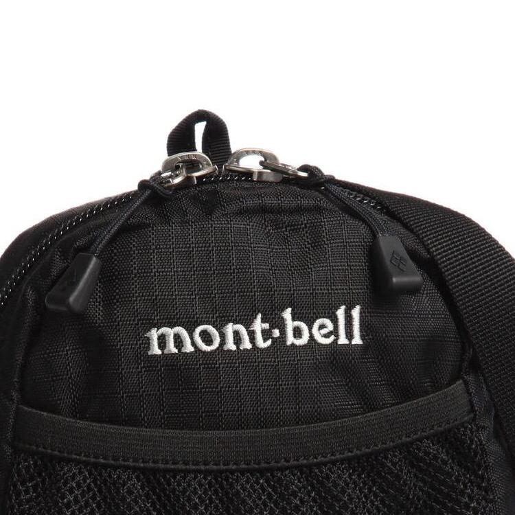 MONTBELL 1L Multifunctional Stylish Versatile Nylon Shoulder Bag Belt Bag Unisex Couple Black