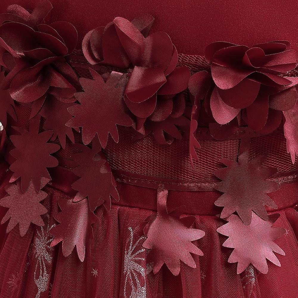 Neue Jahr Rot Kostüm Mädchen Kleid Weihnachten Prinzessin Kleid Hochzeit Party Kleider Pailletten Vestido Kinder Kleid Für Teenager Mädchen