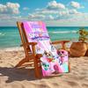 Personalized Customized Proof Beach Towel with SuperKitties Pattern - Soft, Absorbent,quick-drying,perfect Swimming,camping&bathing