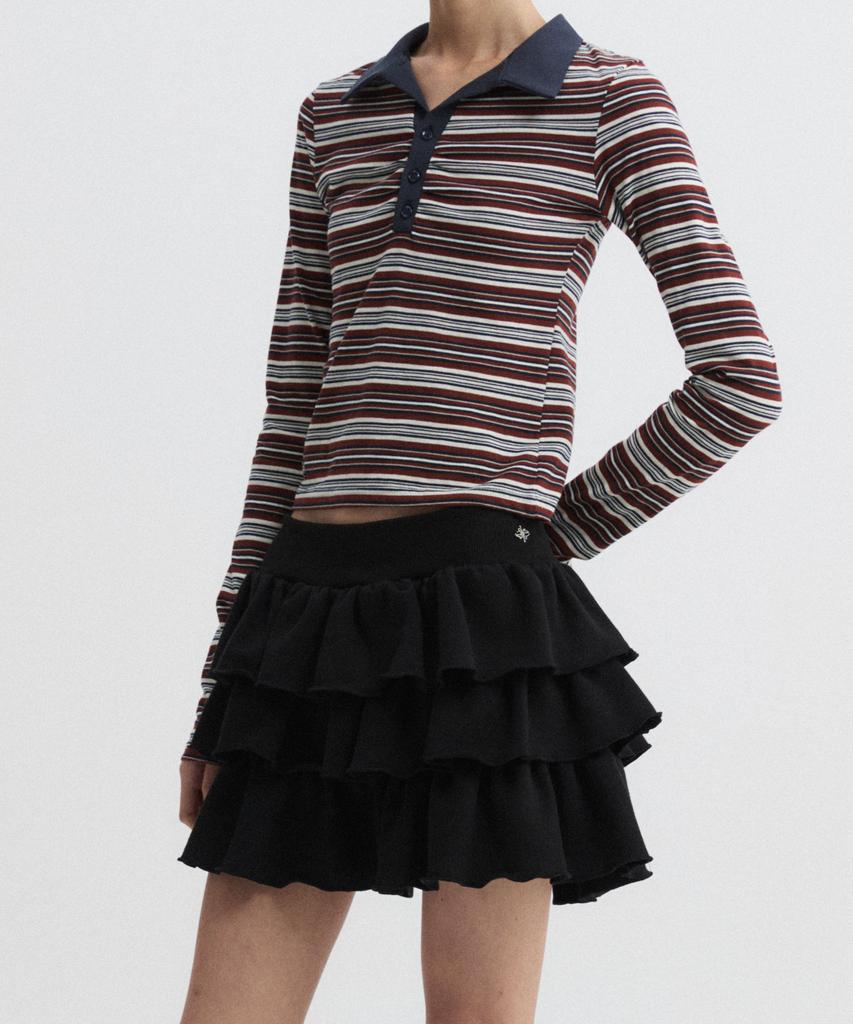 Diaeneseualumeon Soft Frilly Skirt Black