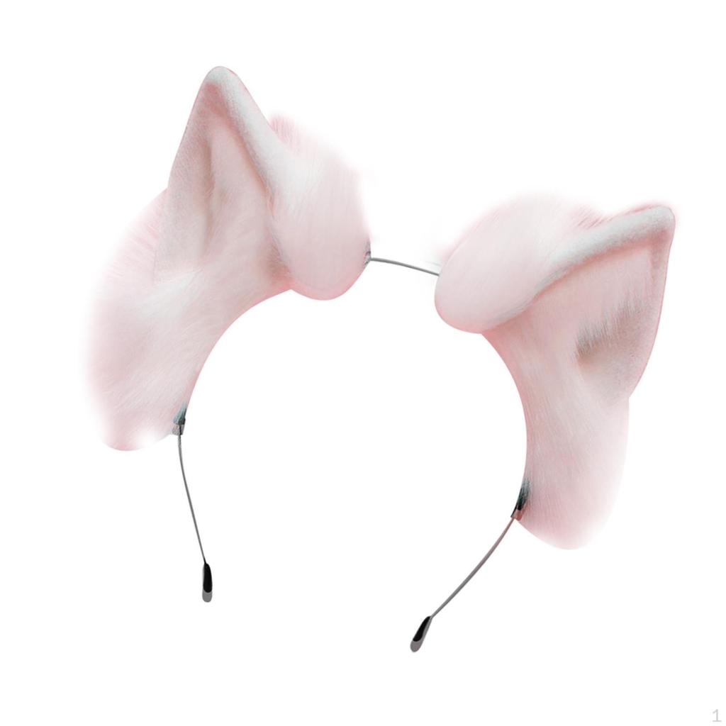 Cute Kitten Ears Headband Headwear Headdress Party for Cosplay, Christmas, Halloween