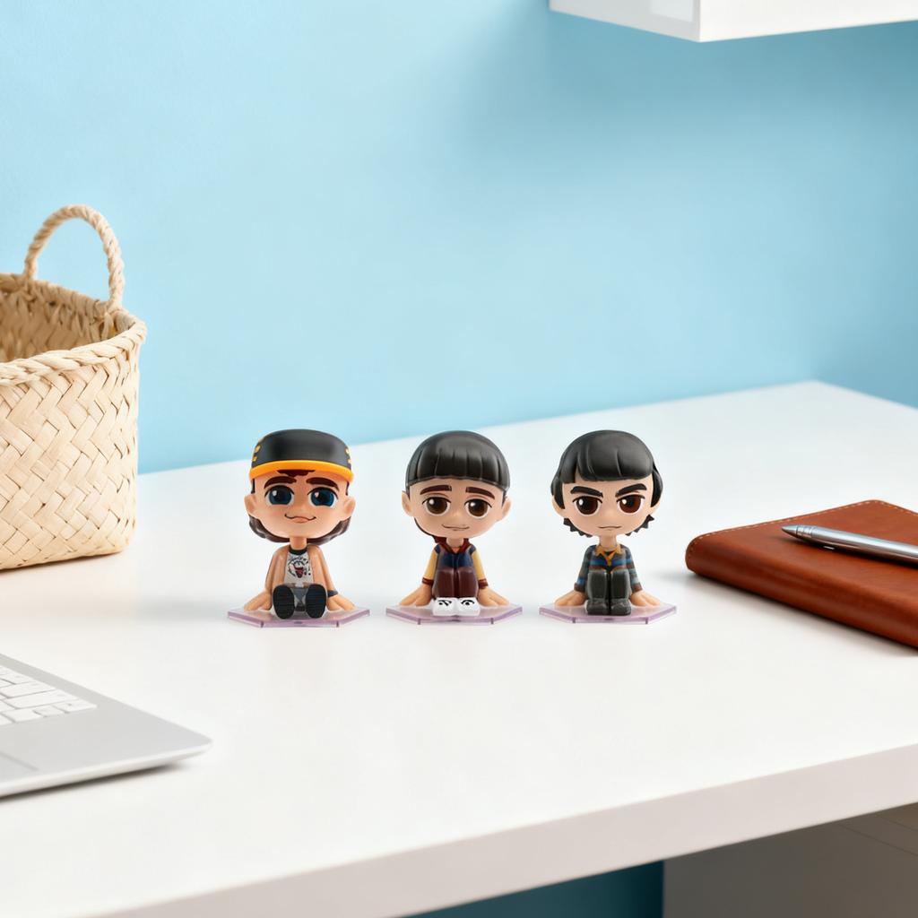 Non-movable Doll Collection Version Scale Doll Desktop Ornaments