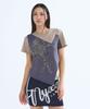 NYXX Torn Patch Sword Tee Charcoal