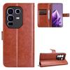 For Infinix Note 50 Pro+ 5G PU Leather Case with Strap Crazy Horse Texture Phone Wallet Cover