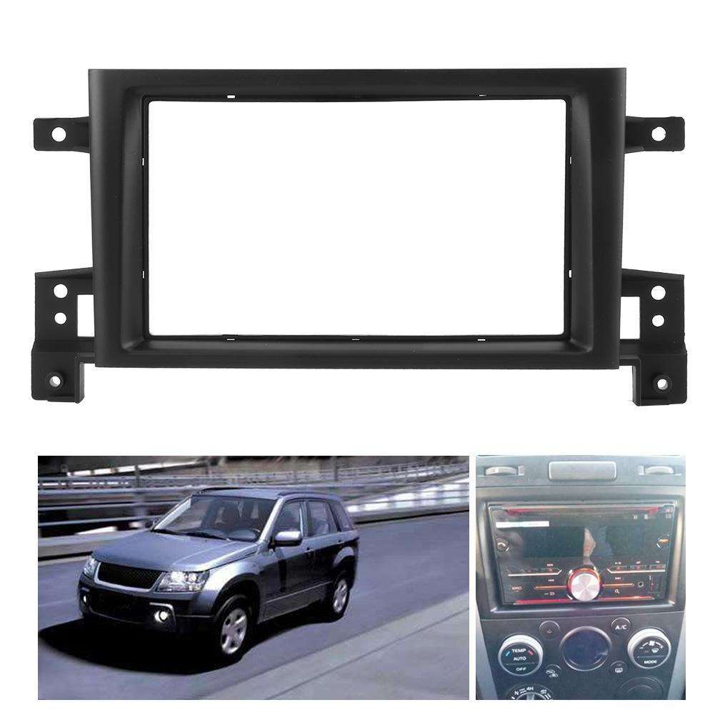 2 Din Bil DVD Stereo Radio Fascia Dash Panel Ramme Dekorsett Passer for Suzuki Grand Vitara 2005+