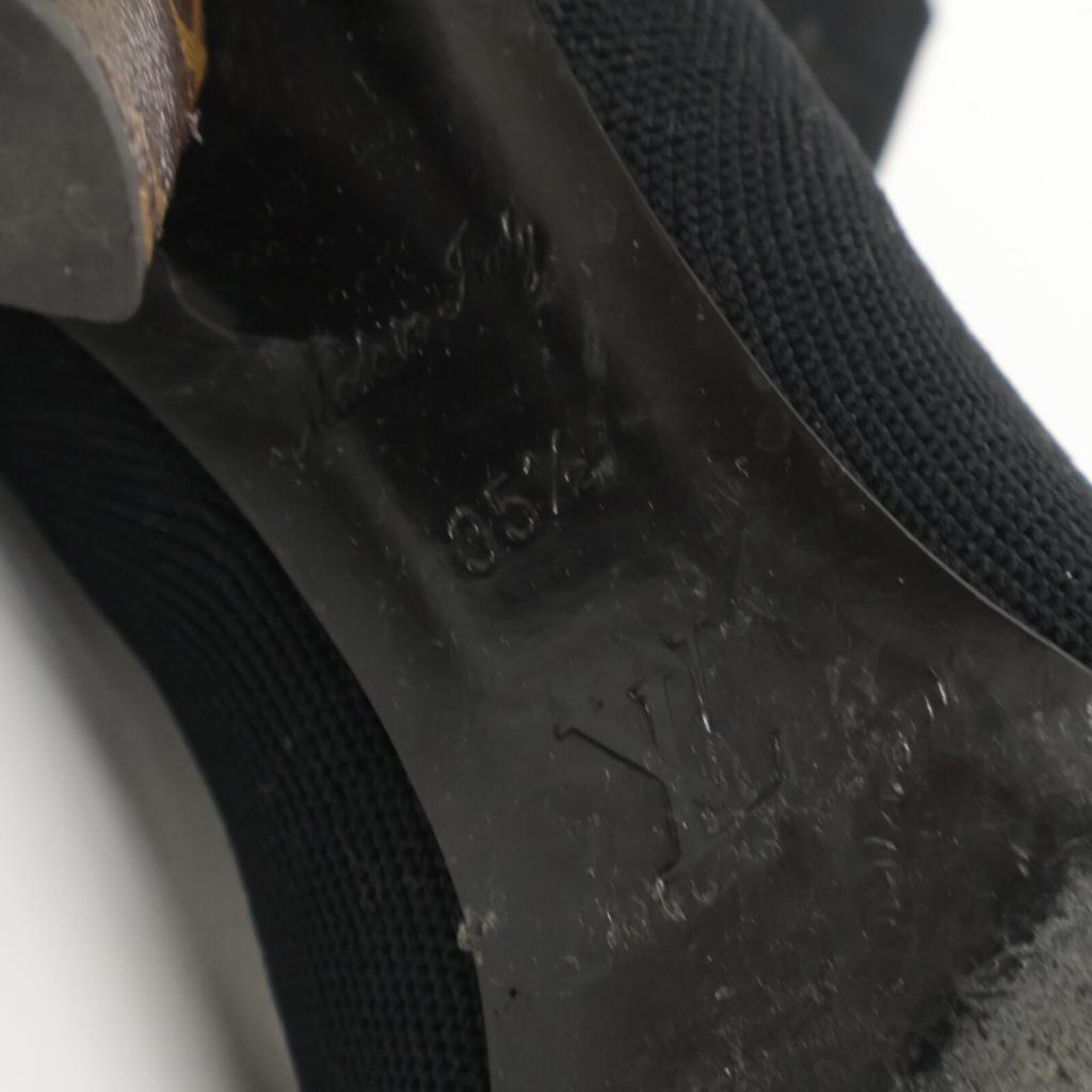 Louis Vuitton Silhouette Ankle Boots Shoes 35 1/2 blackUsed