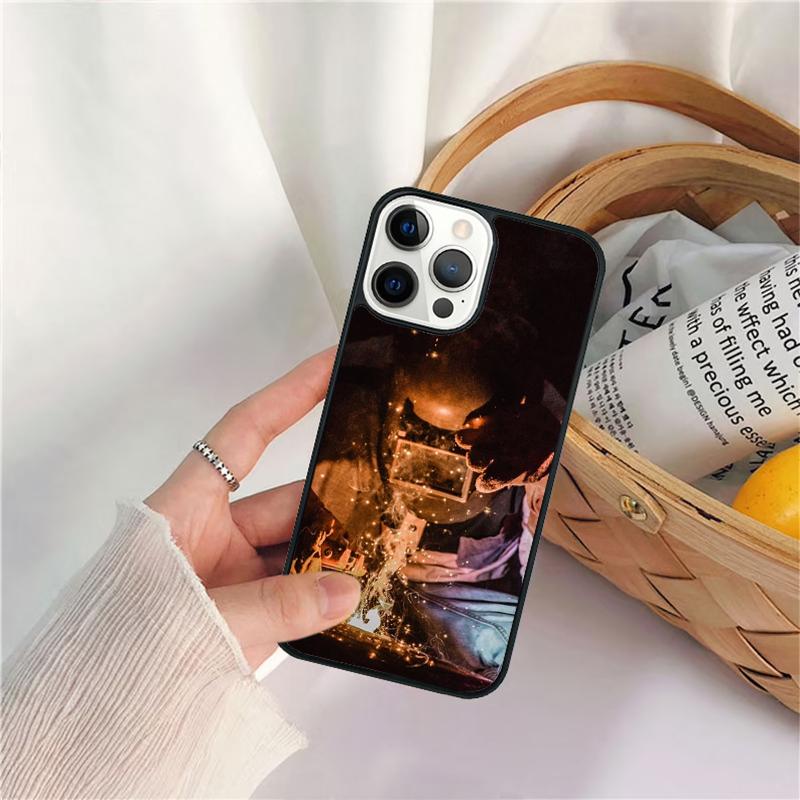 Welder Welding Hot Metal Worker Phone Case For for iPhone 17 Air 16 15 14 11 12 13 Pro MAX Plus coque Cover Shell