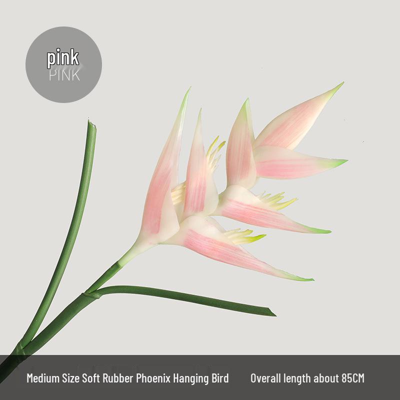 Premium Scorpion Tail Phoenix Bird of Paradise New Year Decorative Faux Flower Arrangement