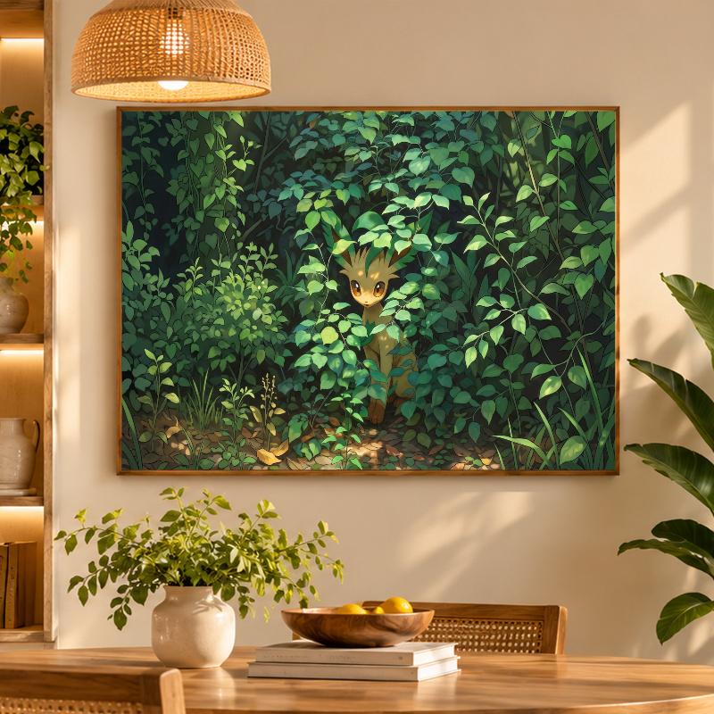 5D Diamond Painting Leafeon DIY Full Drill Diamond Art Kit Home Decoration