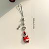 Cute Hello Kitty Mobile Phone Chain Punk Cat Keychain Pendant Anti-Lost Lanyard Phone Wrist Hanging Chain Earphone Camera Chain