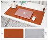 Two-Color Large Waterproof Leather Desk and Mouse Pad for Students and Computers