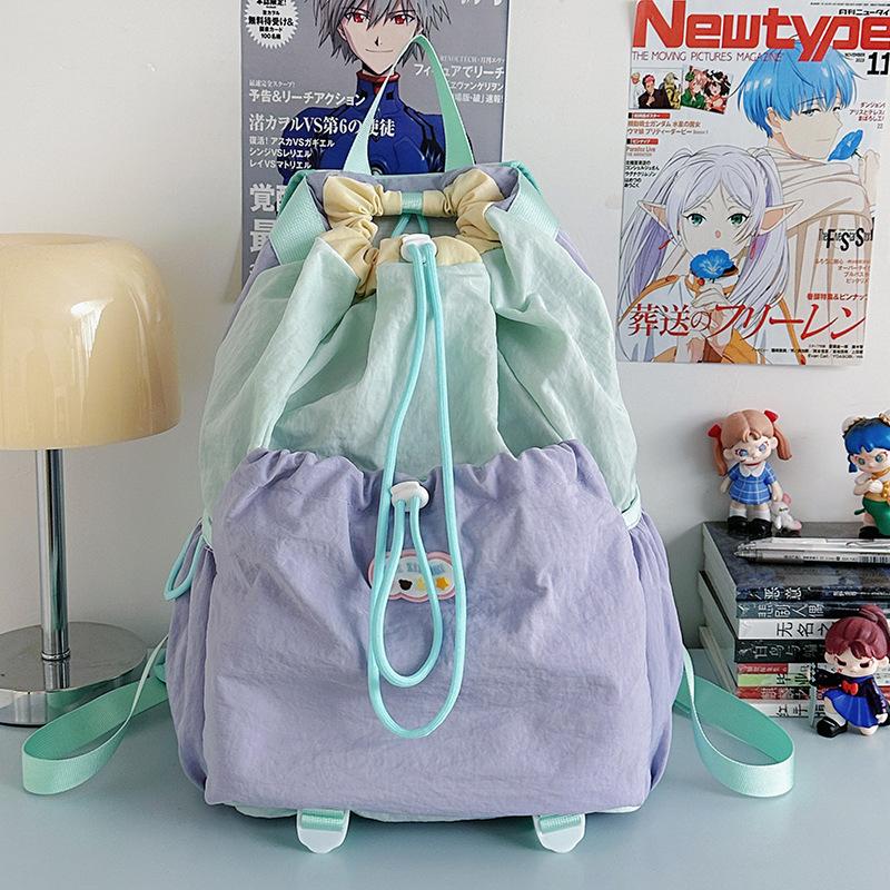 Schoolbag Outdoor Hiking Bag Small Fresh Leisure Travel Backpack Lightweight Sports Fitness Camping Backpack Women