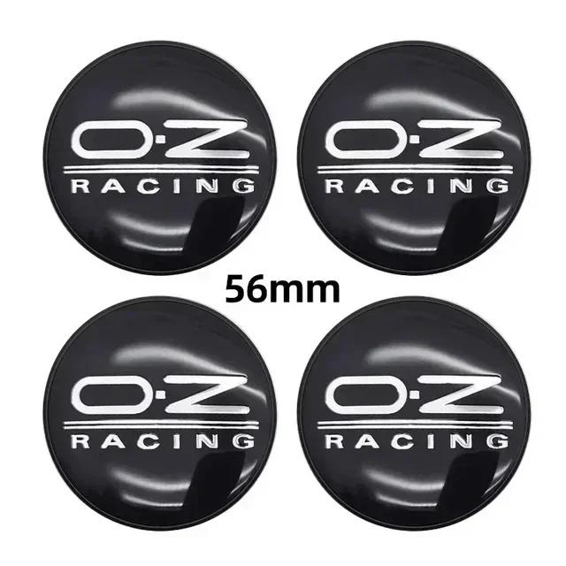 4pcs Car Wheel Hub Center Caps 56mm 60mm 65mm 68mm For Rim Cover Auto OZ Logo Badge Emblem Exterior Styling Accessories