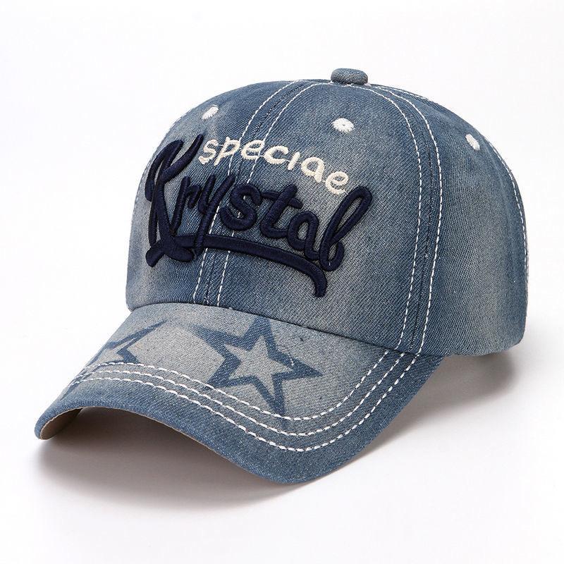 Cowboy Hat Women's Spring Korean Style Letter Cap Fashion Versatile Student Baseball Cap Sun Protection Sun Hat