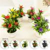 Flower Fake Outdoor False Plants Flowers Artificial Garden Home Decor Pot With