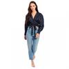 Influence Womens/Ladies Cropped Relaxed Fit Balloon Sleeve Shirt