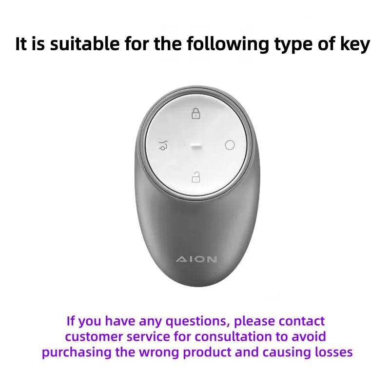 Car Remote Key Case Cover Protect Shell Fob For Gac Aion V Rt Ut Y Splus    Keychain Accessories