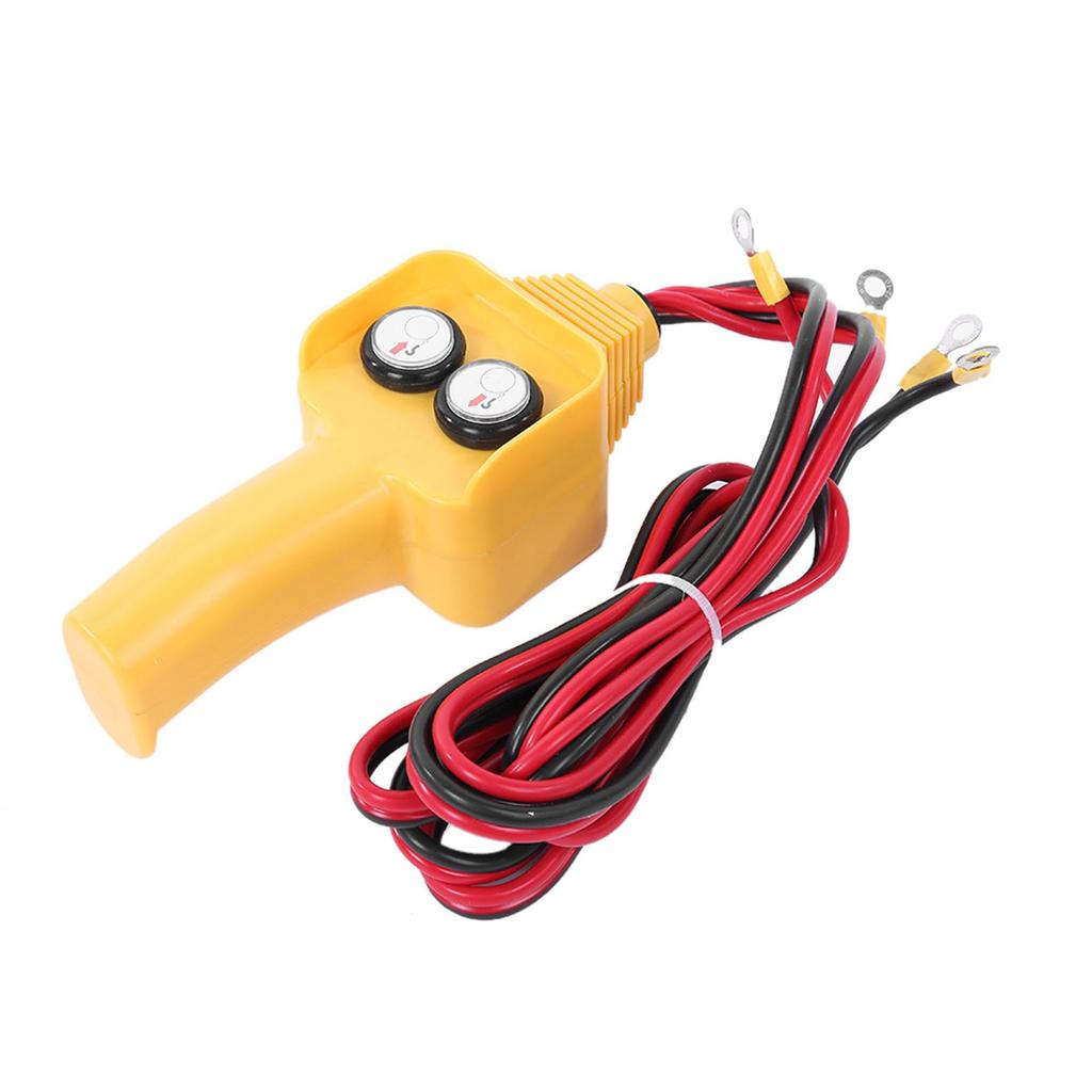 12V Heavy Duty Electric Winch 2000lb Remote Control Winch Cable Rope Trailer Truck