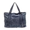 Borsa Tote in Denim Vintage Borsa a Mano a Spalla da Donna Grande Capacità