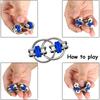 Bike Chain Fidget Toys Set - Six Roller Chain & Key Flippy Chain Novelty Stress Relief Toys for Pressure Relief Autism ADHD  ADD