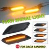 2pcs Side Turning Indicators High Quality Led Dynamic Side Turn Signal Marker Sequential Light For Sandero Stepway M K3 202 C9h6