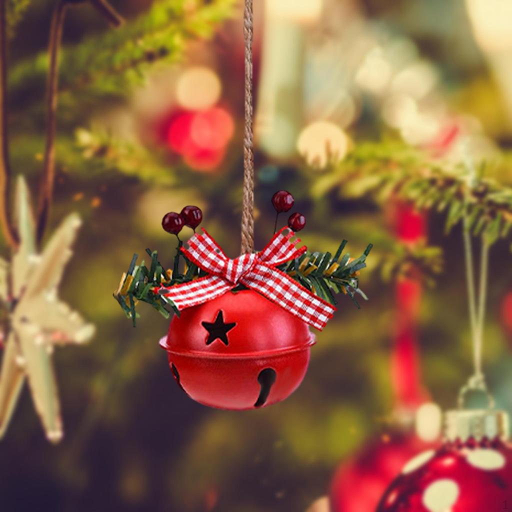 Weihnachtsglocke Hängeornament Baumglocken Anhänger Metall für
