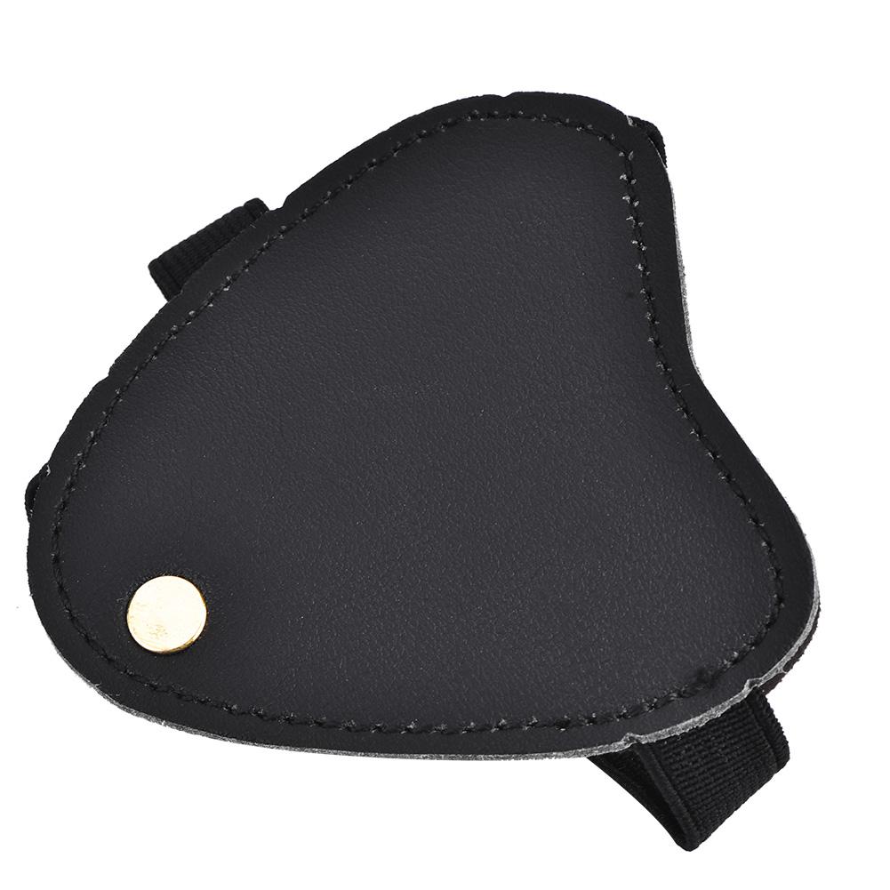 Bogen    y Linke Hand Schutz PU  ive Handschuhe Schießen  or(Schwarz)