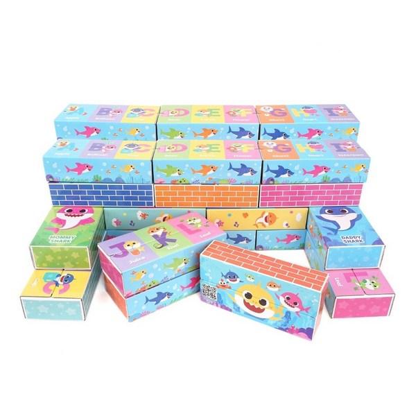 

Бумажные блоки Pinkfong Baby Shark, детские блоки, бумажные кубики, Pinkfong Baby Shark Block, 50 шт., популярные корейские игрушки