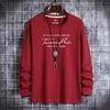 Men's Long-Sleeve Round-Neck T-Shirts: Youthful Korean Style for Spring and Autumn