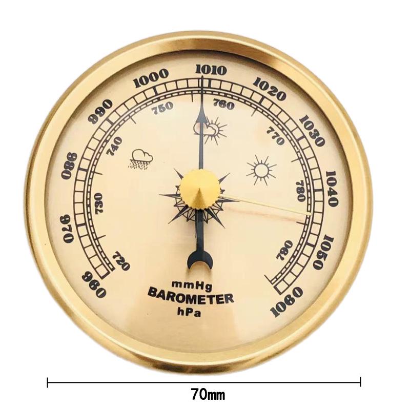 Cross-Border 130mm 3-in-1 Weather Station: Thermometer, Hygrometer, Barometer