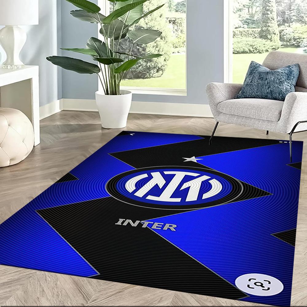 Inter Milan Area Rug Design For Kitchen Game Room Outdoor Dormitory Antislip Carpet Anime Office Decor Wedding Party Gift