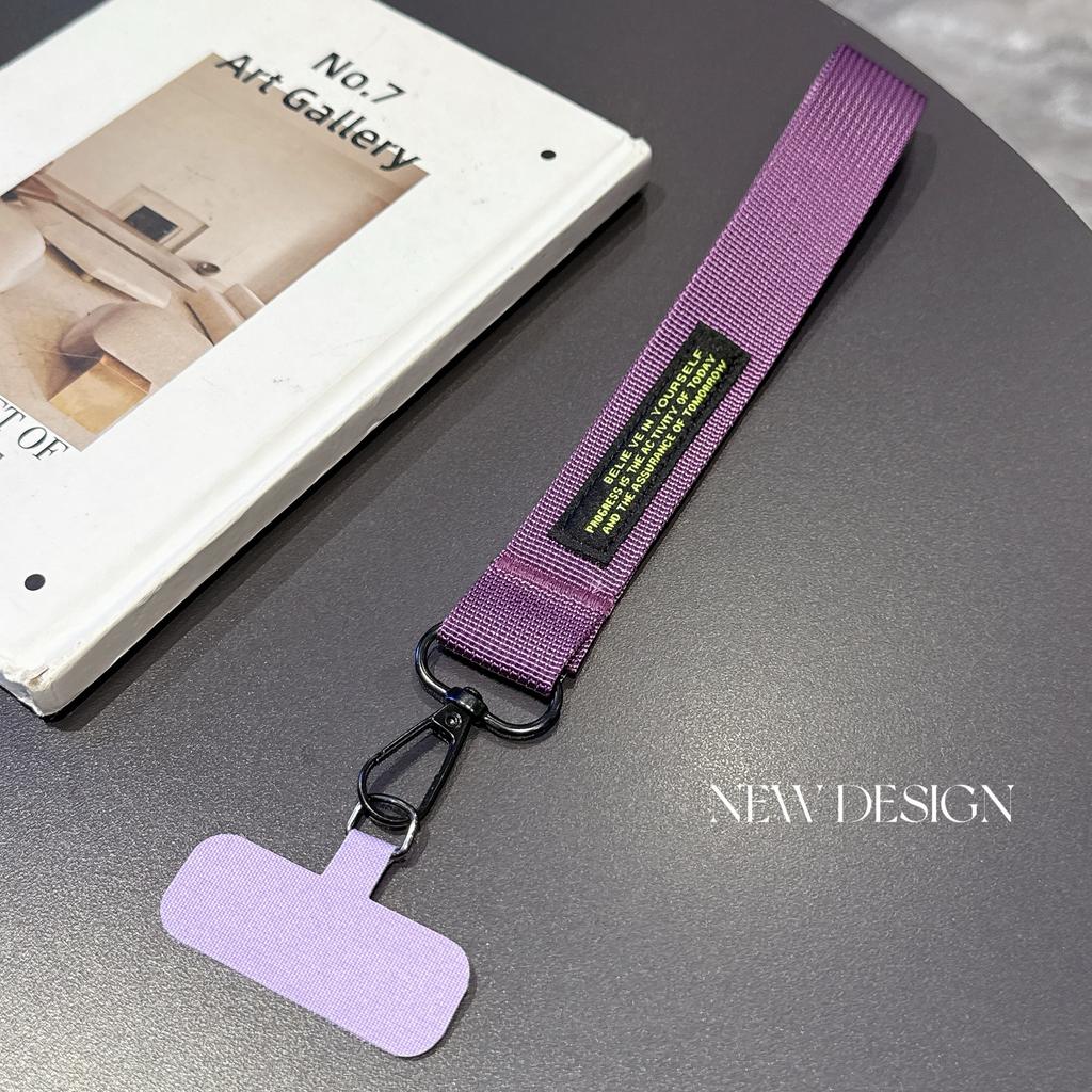 Simple And Fashionable Mobile Phone Lanyard, Short Wrist Strap, Enlarged Anti-Loss Pendant, Universal Bracelet For keys And Bags