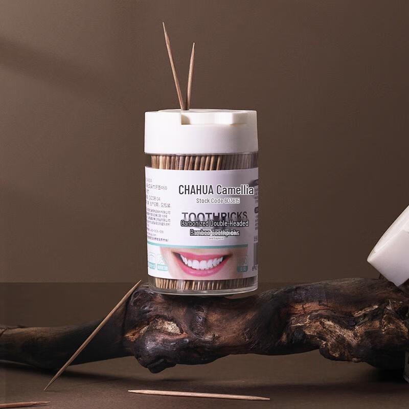 Chahua Carbonized Bamboo Toothpicks