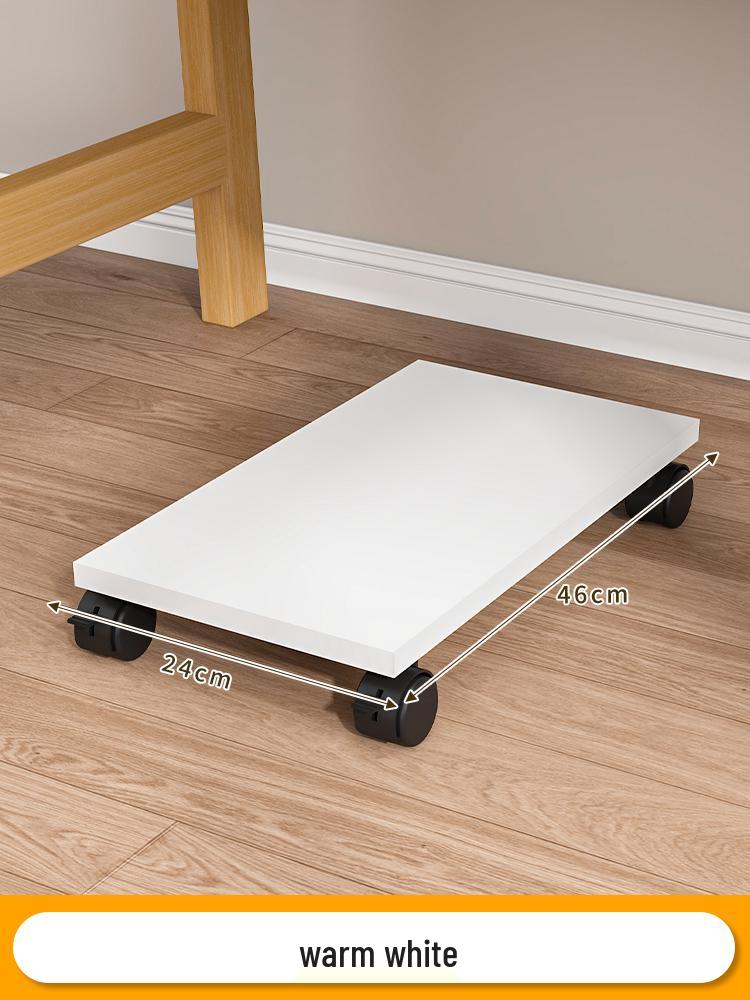 Movable Desktop Computer Stand with Wheels