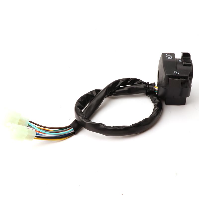 Motorcycle Handlebar Switch Assembly Multi-function Left Turn Signal Horn Start Choke Starter Switch For 7/8" 22mm ATV/Quad