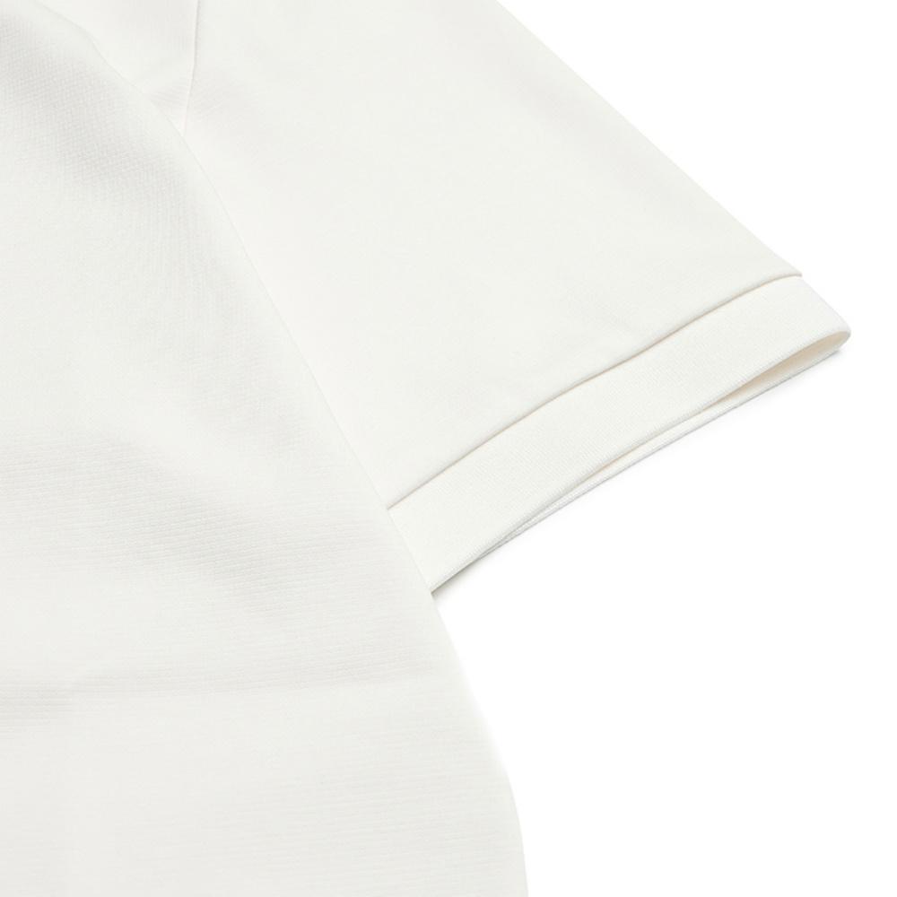FILA Heritage Classic Versatile Comfortable Polo Shirt Men tops Cloud-Mushroom-White F61M628101FWT