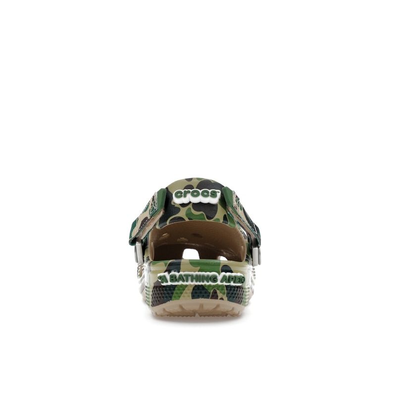 BAPE x Crocs Classic Clog Barn ABC Camo - Grønn Barnesko 210285-212