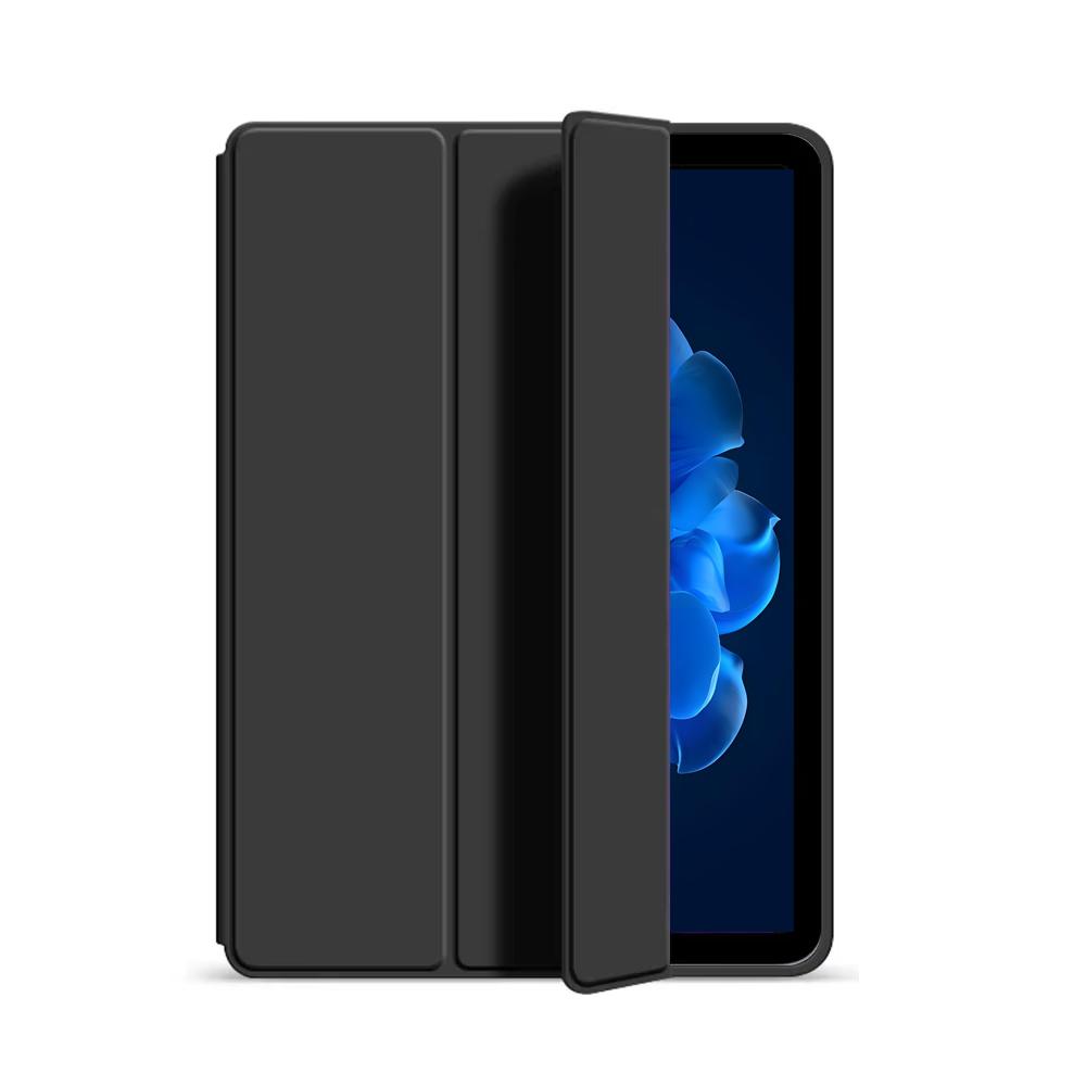 

Кожаная подставка-чехол-книжка Smart Cover для iPad 10-го 11-го поколения, для iPad 10 11 10.9 2022 2025 Мягкий силиконовый чехол чёрный