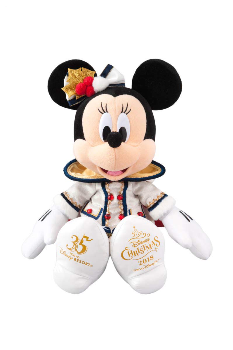 

Плюшевая игрушка Минни Маус Рождество Disney Рождество 2018 35-я годовщина Сувенир Disney Sea Пришло время! [Токио Лимитед]