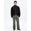Khaki Wide-Fit Denim Pants Khaki