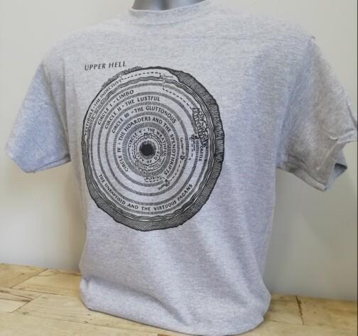 Dante Inferno Upper Hell T-shirt Divine Comedy Grunge Rock Music Nevermind 523 S