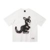 KANGOL ShorT Sleeve T shirT 2805 Off whiTe